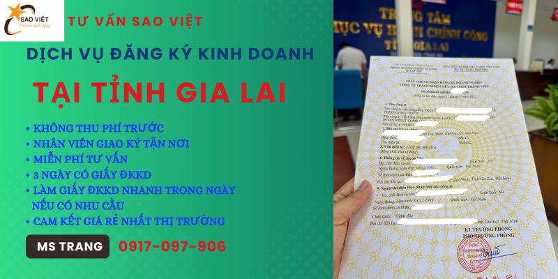 Tất tần tật những thủ tục để thành lập công ty tại tỉnh Gia Lai đơn giản, đúng luật